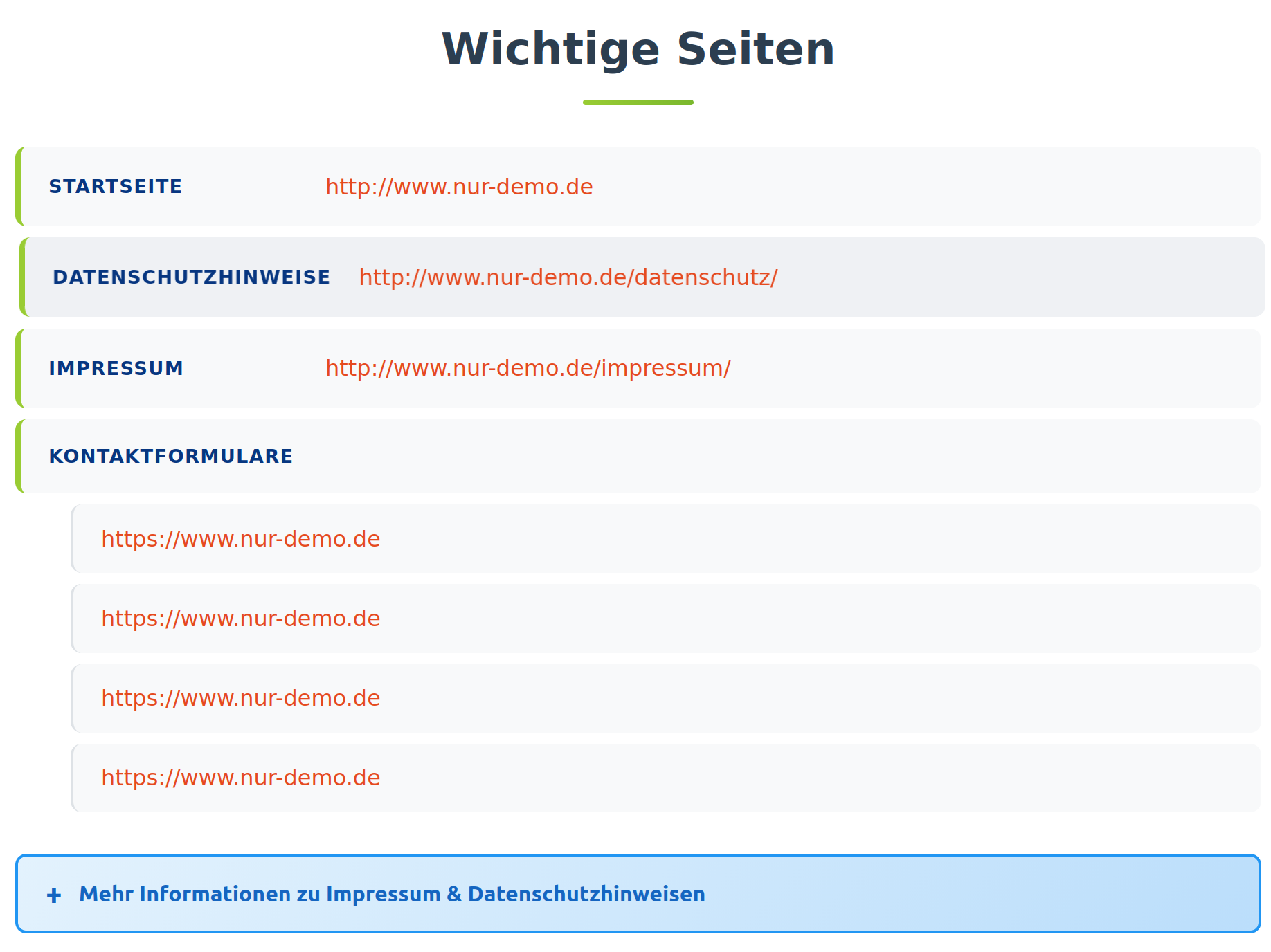 Seitenübersicht
